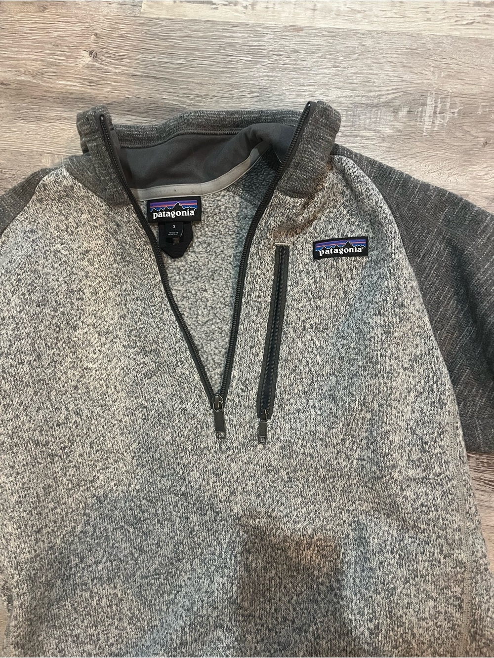 Patagonia Men’s Zip-Up Sweater - Gray Heather